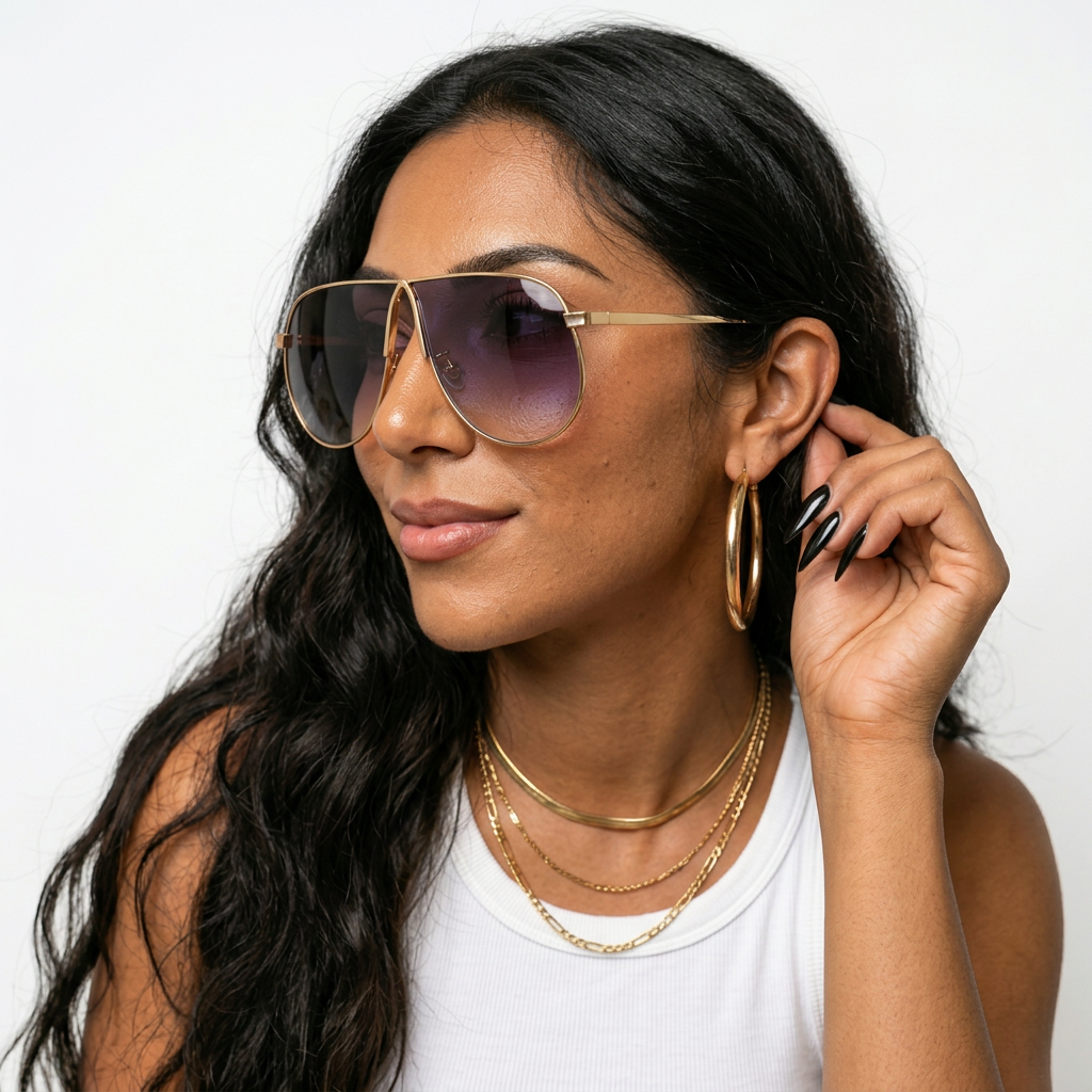Unstoppable Metal Pilot Sunglasses
