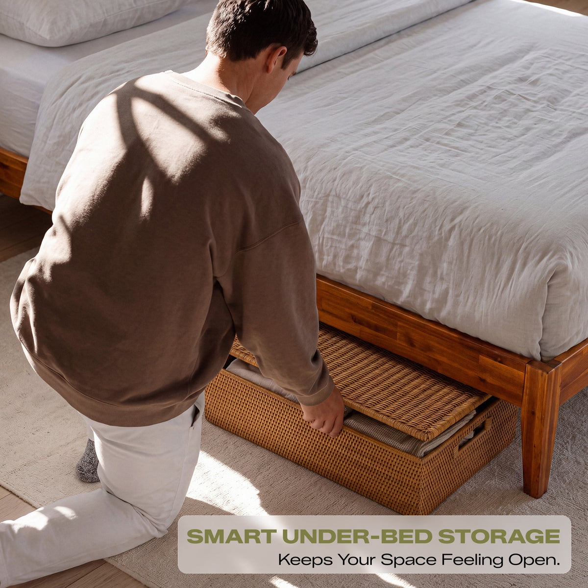 Emery Solid Wood Bed Frame