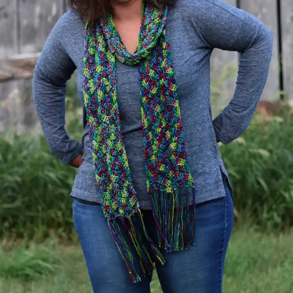Headlands Crochet Scarf Kit Eco My Home Kits Darn Good Yarn ecomyhome.store United States