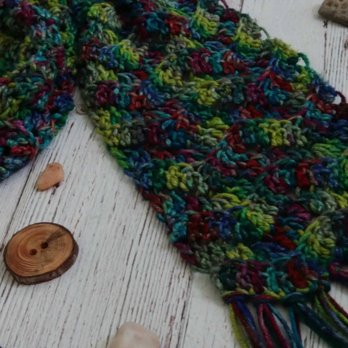 Headlands Crochet Scarf Kit Eco My Home Kits Darn Good Yarn ecomyhome.store United States
