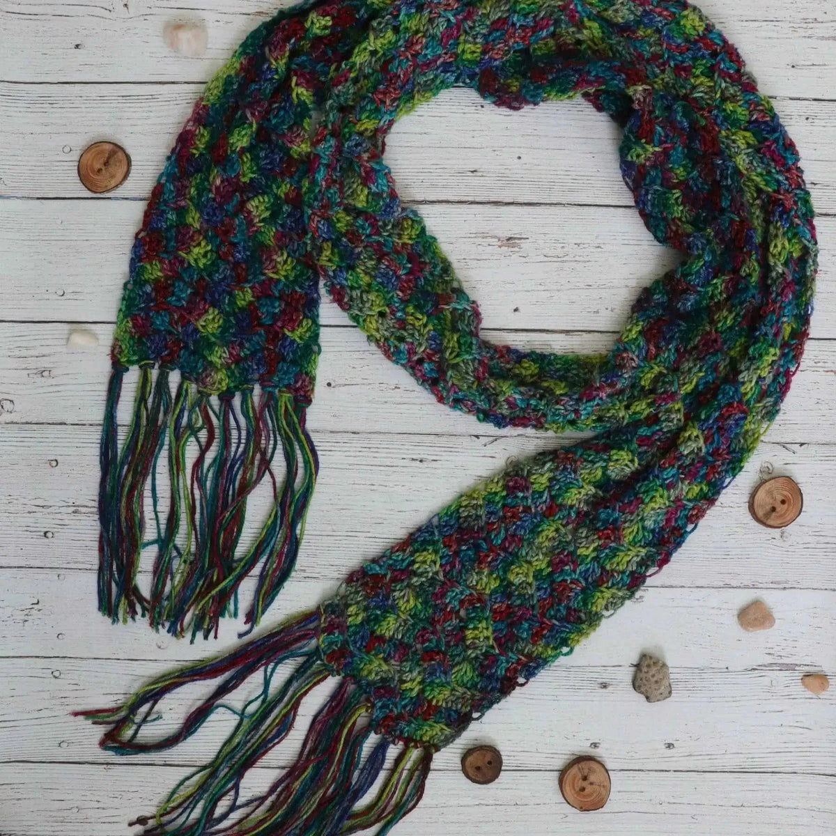 Headlands Crochet Scarf Kit Eco My Home Kits Darn Good Yarn ecomyhome.store United States