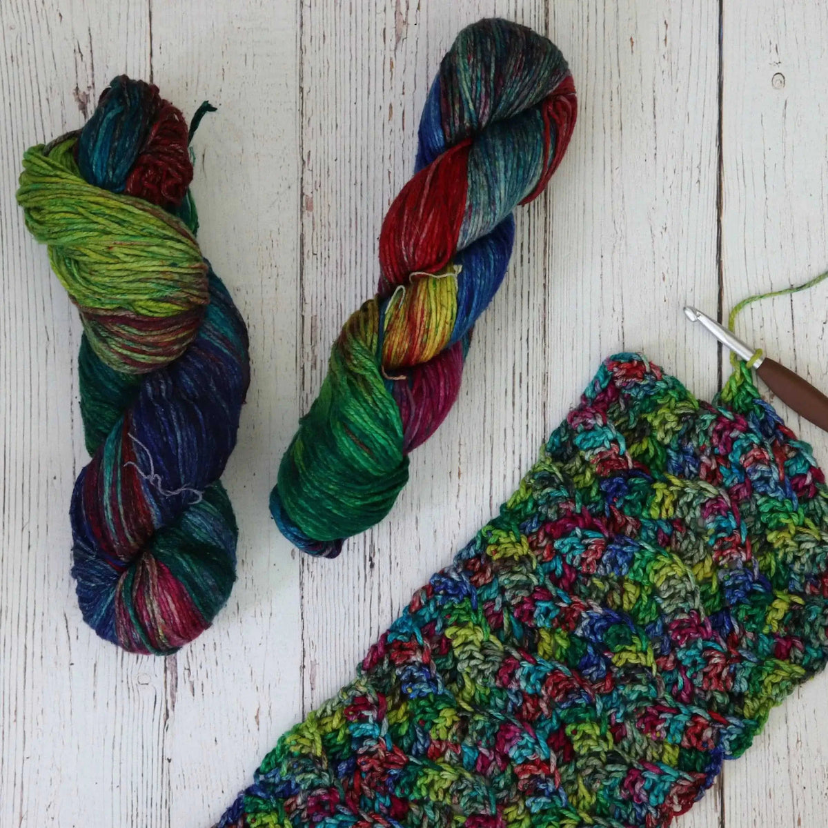 Headlands Crochet Scarf Kit Eco My Home Kits Darn Good Yarn ecomyhome.store United States