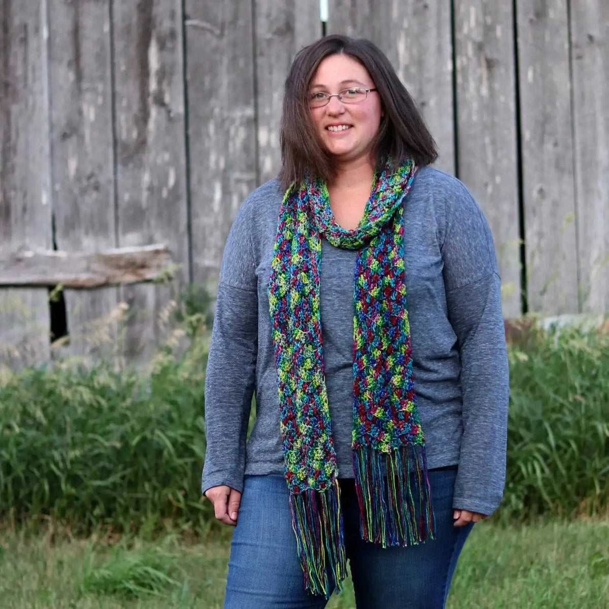 Headlands Crochet Scarf Kit Eco My Home Kits Darn Good Yarn ecomyhome.store United States