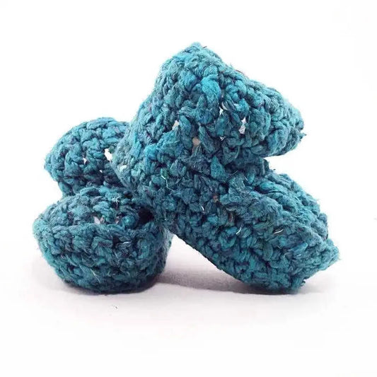 Hugs Baby Booties Knit & Crochet Kit Eco My Home Kits Darn Good Yarn ecomyhome.store United States