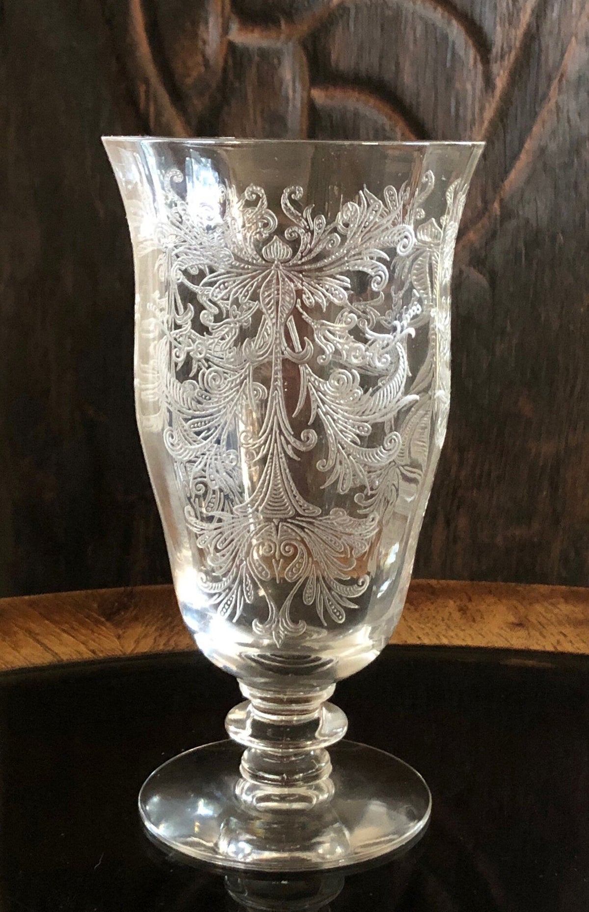 Tiffin Franciscan Byzantine Pattern Juice Stemmed Glasses - Set of Six
