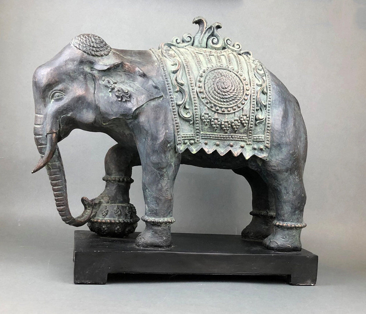 Large Resin Elephant Statue, Indian Art Home Decor