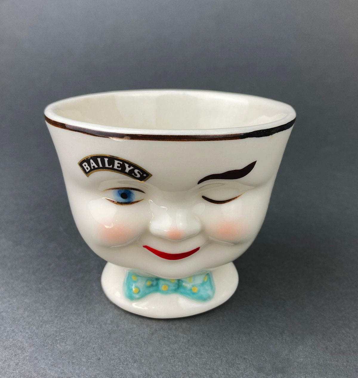 Vintage Bailey's Irish Cream Winking Face Cups - Set of Five