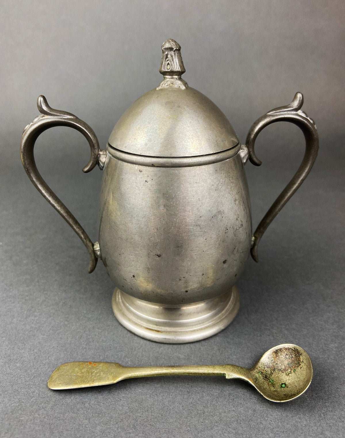 Vintage Pewter Coffee Set. KSC p81 Pewter. Coffee Pot, Sugar Bowl and Creamer.