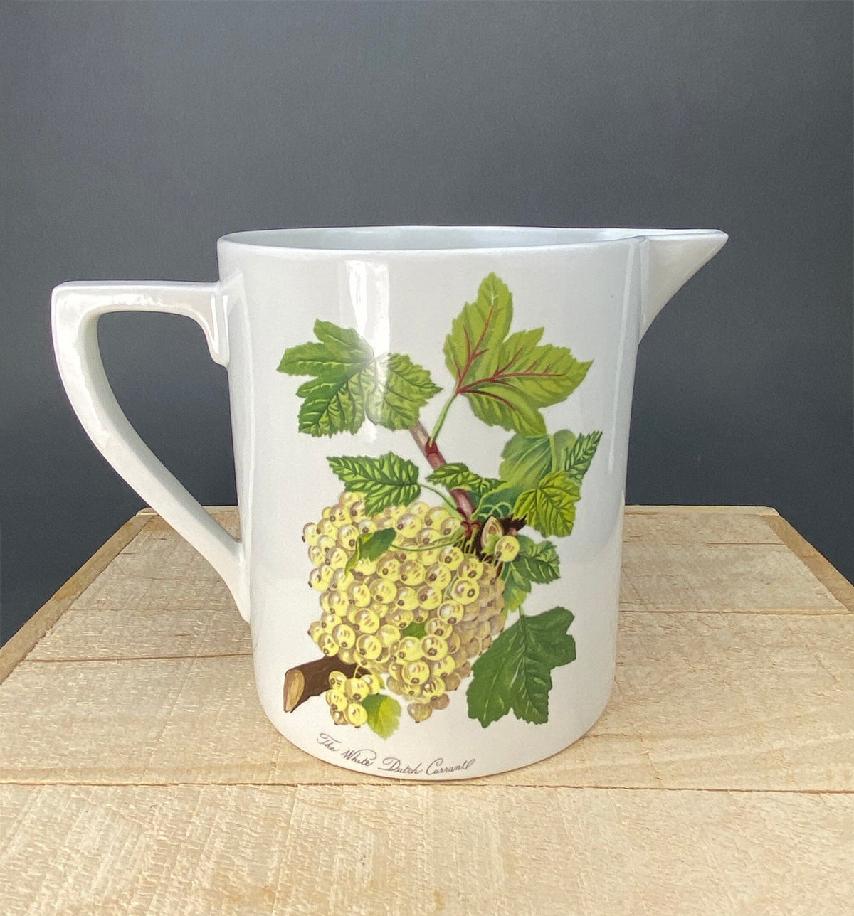 Vintage Pomona Britannica Pitcher: Apple & Currant Jug, Susan Williams, England
