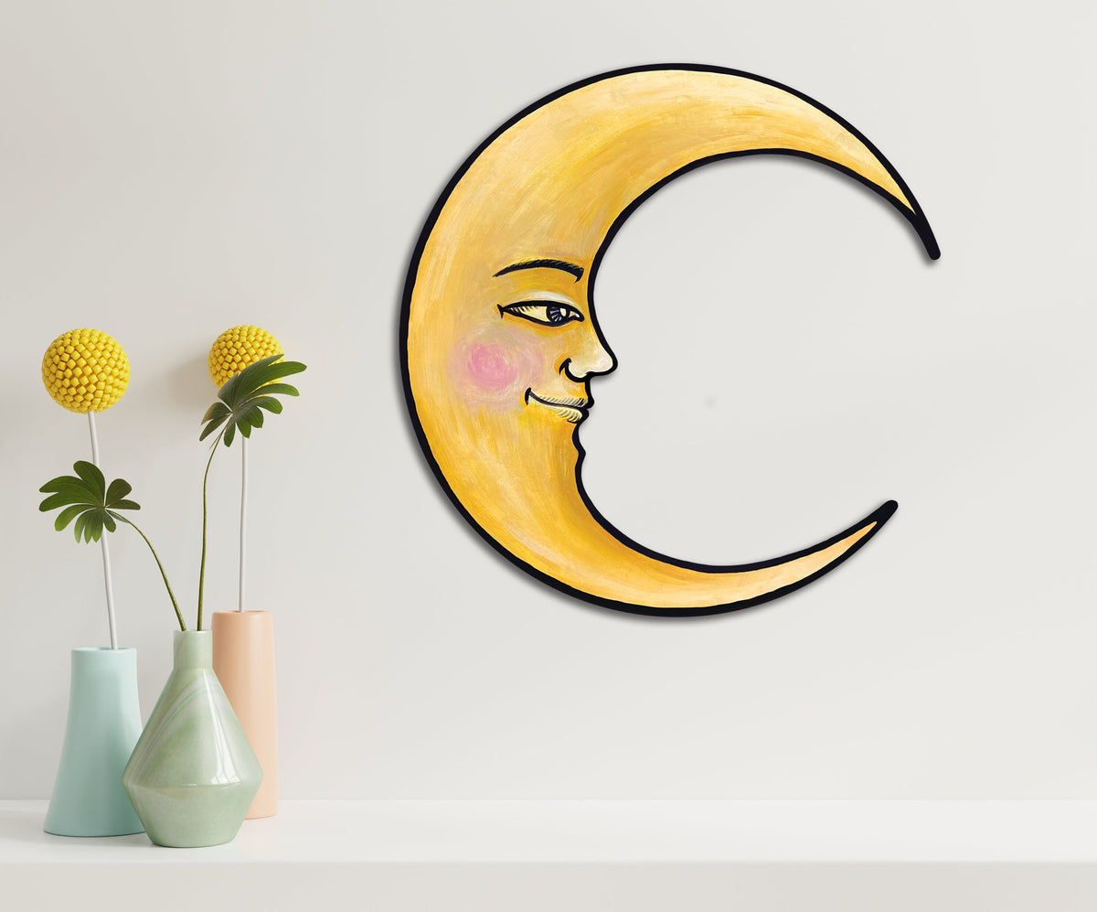 Sun and Moon Set Ready to Hang 20" Wall Art