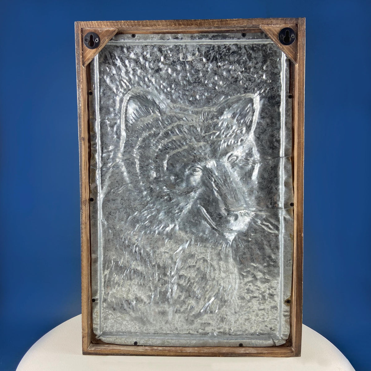 Large Hand Pounded Metal Bear Wall Art. Rustic Animal Relief for Cabin or Kids Room. Gift For Dad Hunter Animal Lover. Whimsical Bear Portrait.