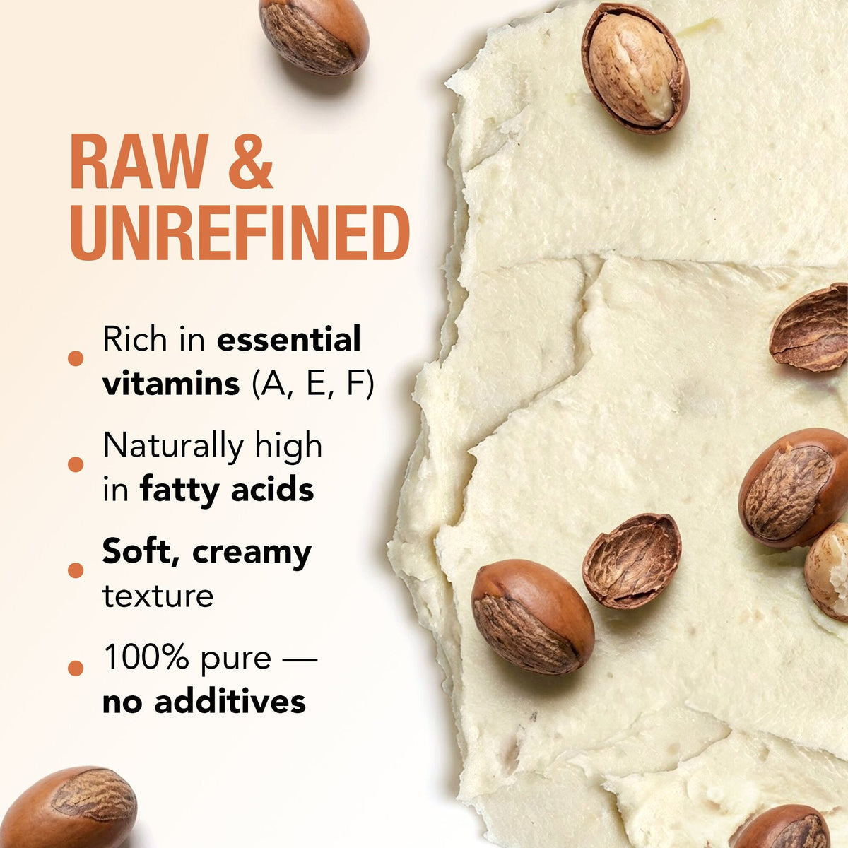 100% White Shea Butter - Creamy
