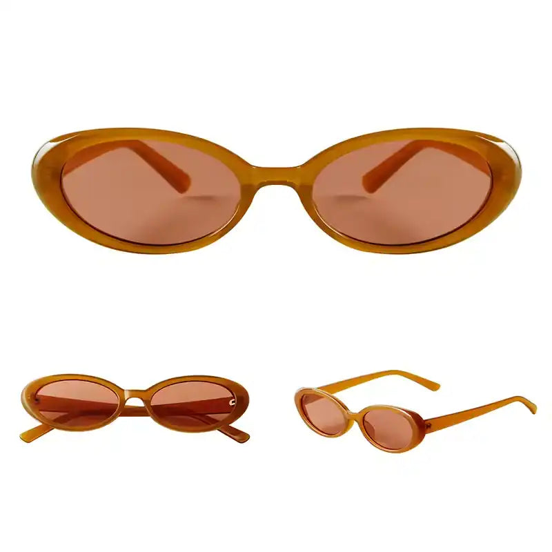 Daring Vintage Oval Sunglasses