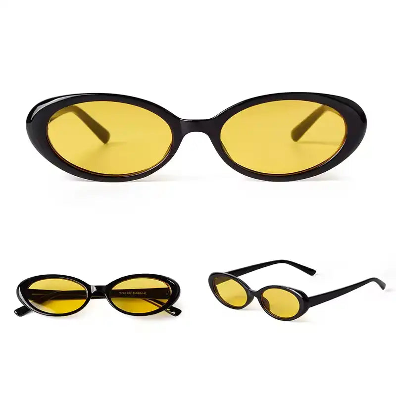 Daring Vintage Oval Sunglasses