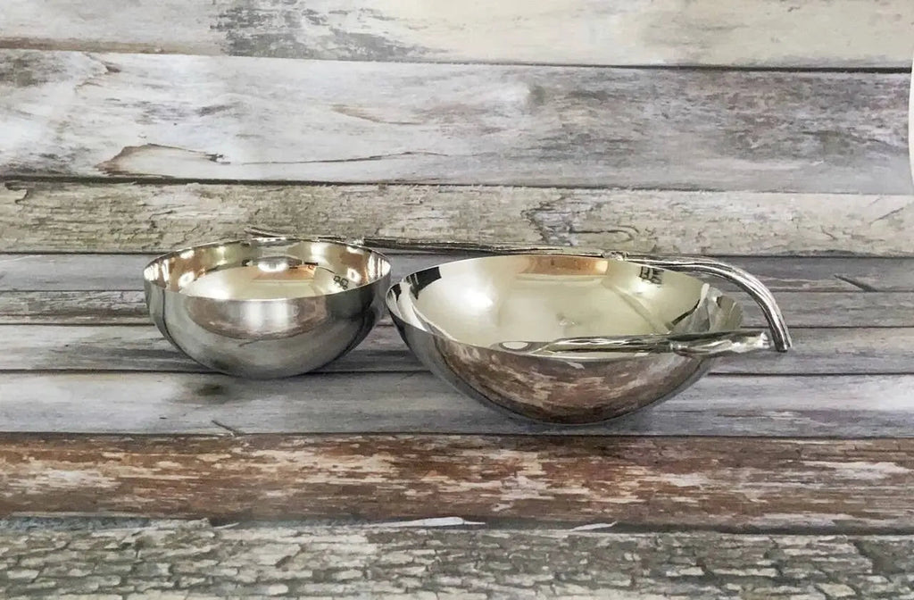 Hammered Branch Nut Bowl