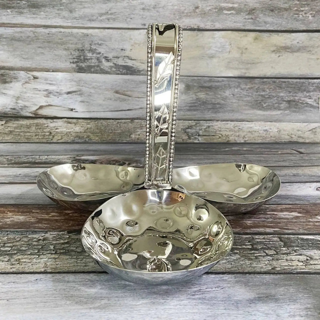 Hammered Willow Nut Bowl