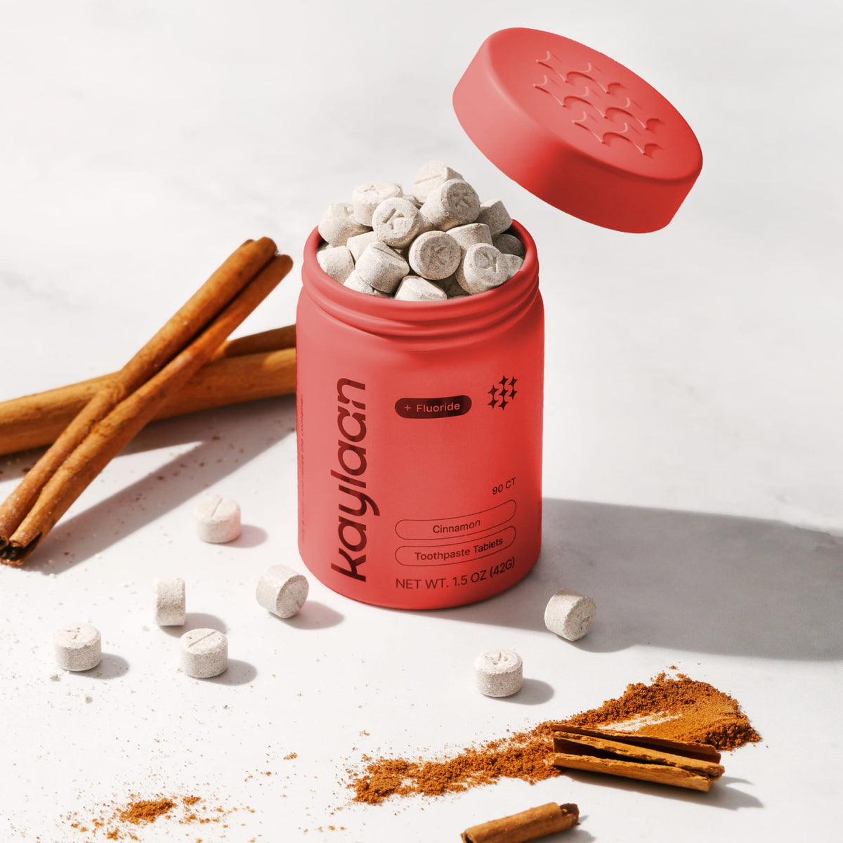 Fluoride Cinnamon Toothpaste Tablets