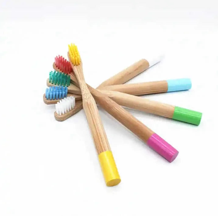 Kids Natural Bamboo Toothbrush Eco My Home  Natural Toothbrush ecomyhome.store United States