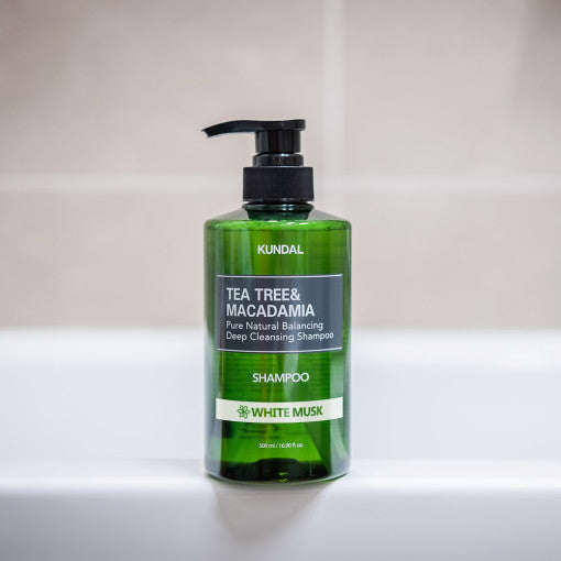 KUNDAL Tea Tree & Macadamia Deep Cleansing Shampoo 1058ml #WHITE MUSK
