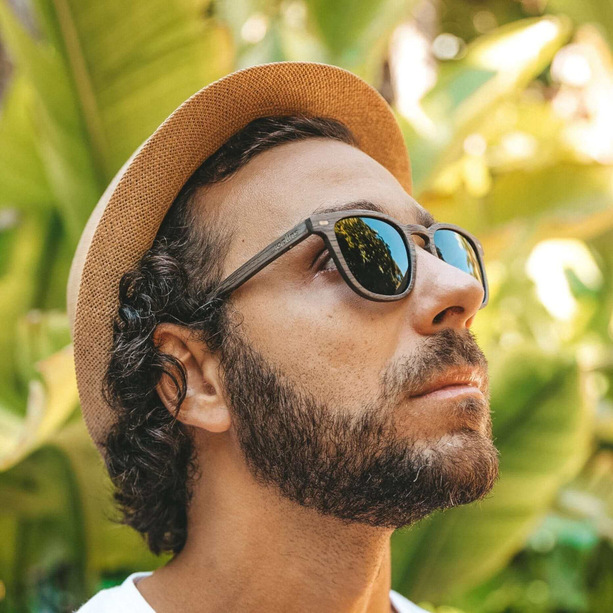 Lark - Squared Wood Sunglasses