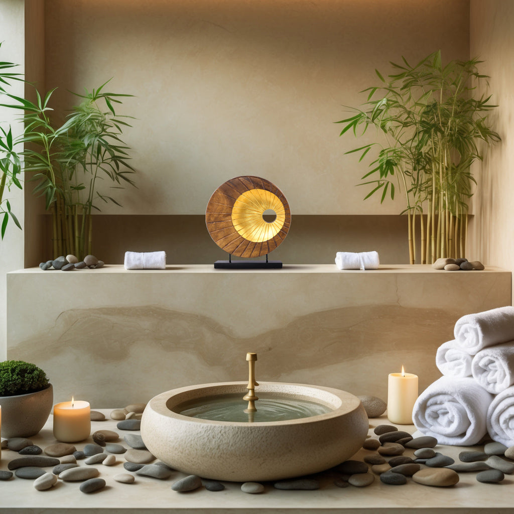 Nature Form – Hand-Carved Wooden Sculpture, Artistic Accent for Home Decor