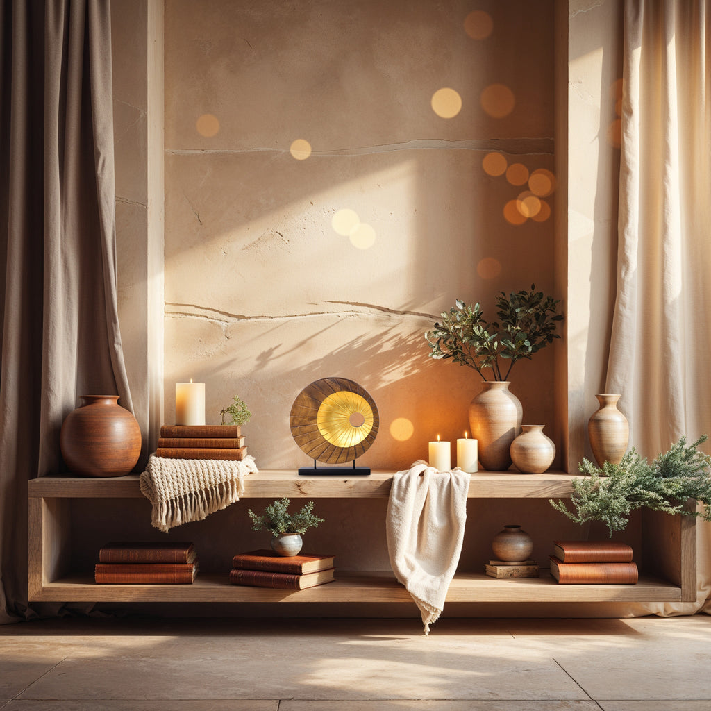 Nature Form – Hand-Carved Wooden Sculpture, Artistic Accent for Home Decor