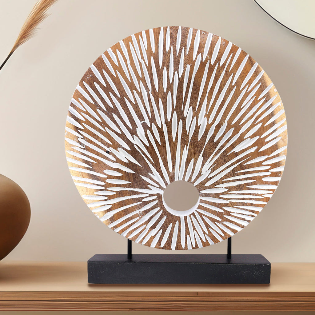 Artisan Spirit – Handmade Wooden Sculpture, Artistic Decorative Home Decor