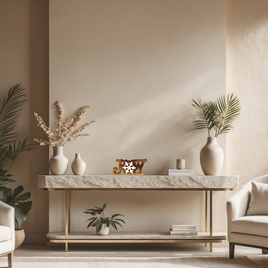 Pure Joy – Hand Carved Wooden Sculpture, Artistic Handmade Decorative Accent