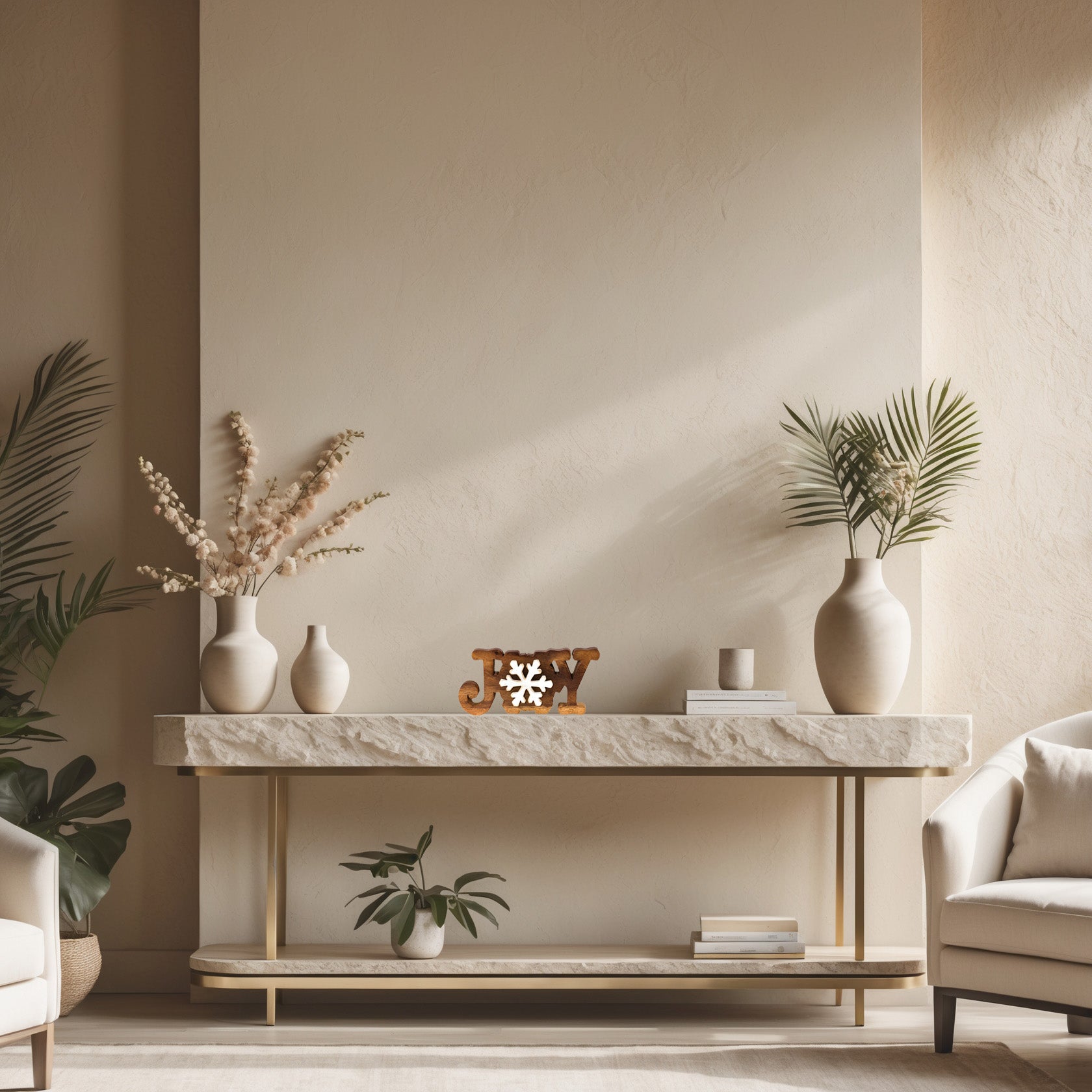 Pure Joy – Hand Carved Wooden Sculpture, Artistic Handmade Decorative Accent