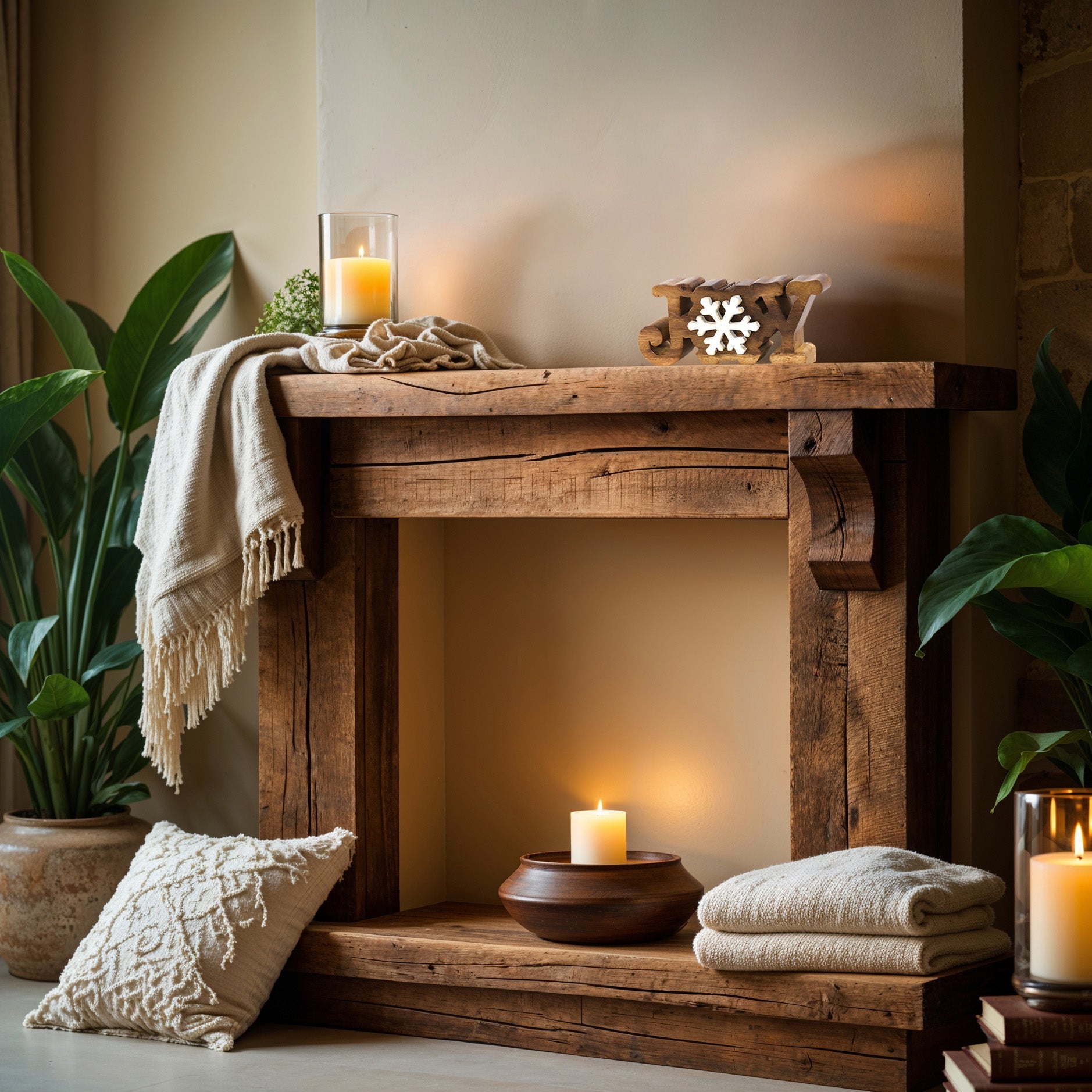 Pure Joy – Hand Carved Wooden Sculpture, Artistic Handmade Decorative Accent
