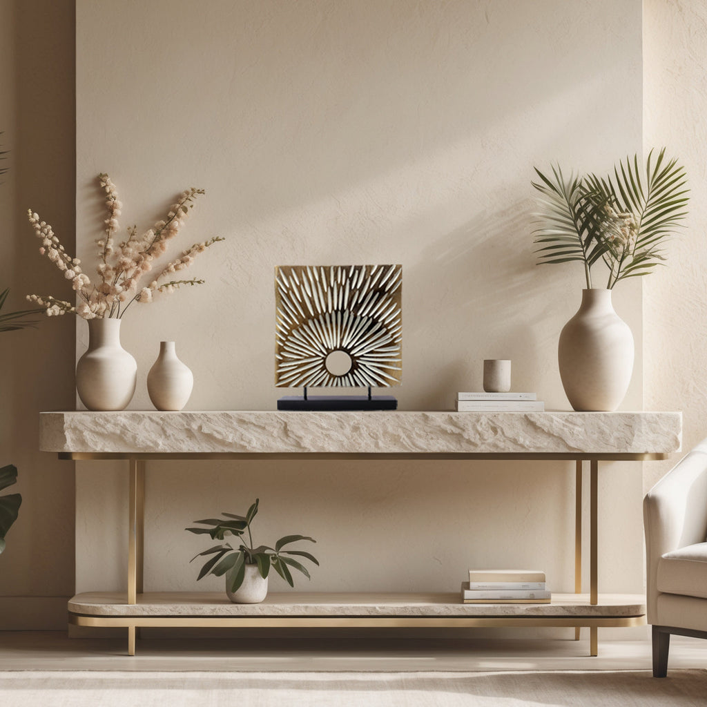 Rustic Essence – Handmade Acacia Wooden Sculpture, Decorative Home Accent