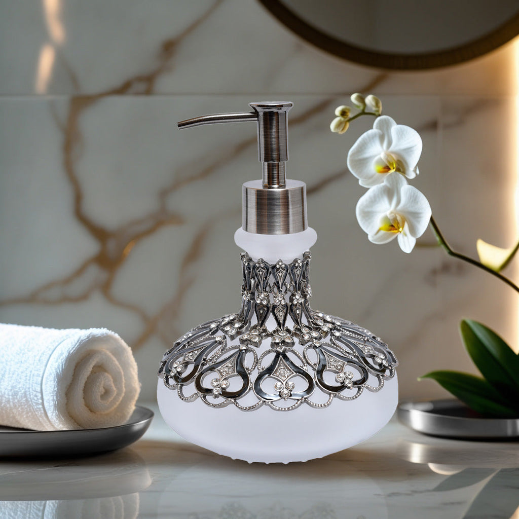 Oriana Grace – Modern Decorative Bathroom Accessory Handmade Soap Dispenser, 9 oz