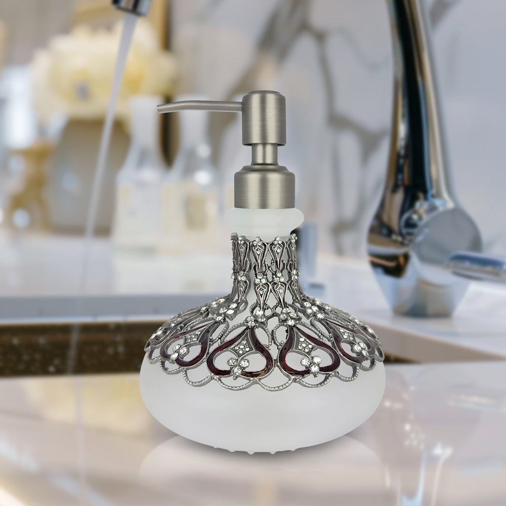 Oriana Grace – Modern Decorative Bathroom Accessory Handmade Soap Dispenser, 9 oz