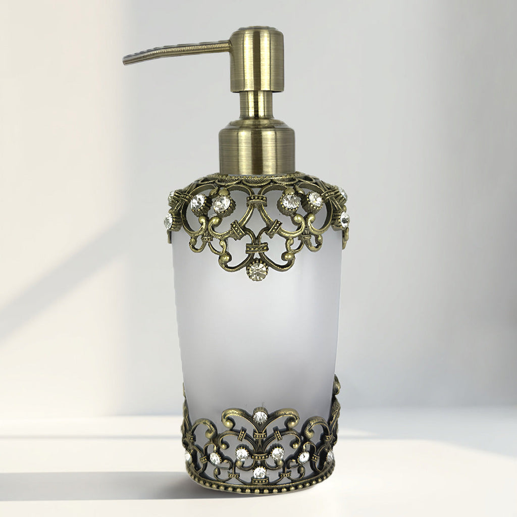 Amara Bliss – Modern Decorative Bathroom Accessory Handmade Soap Dispenser, 9 oz