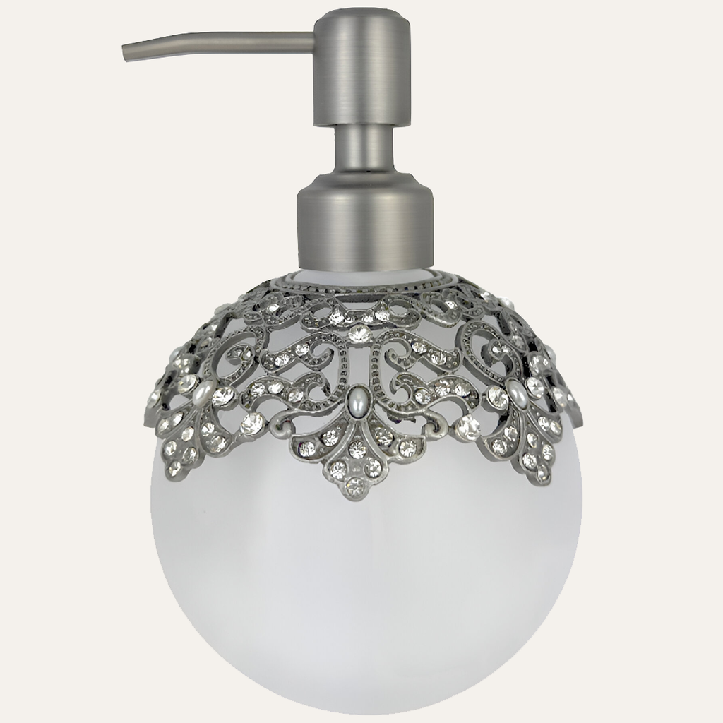 Isolde Essence – Modern Decorative Bathroom Accessory Handmade Soap Dispenser, 12 oz