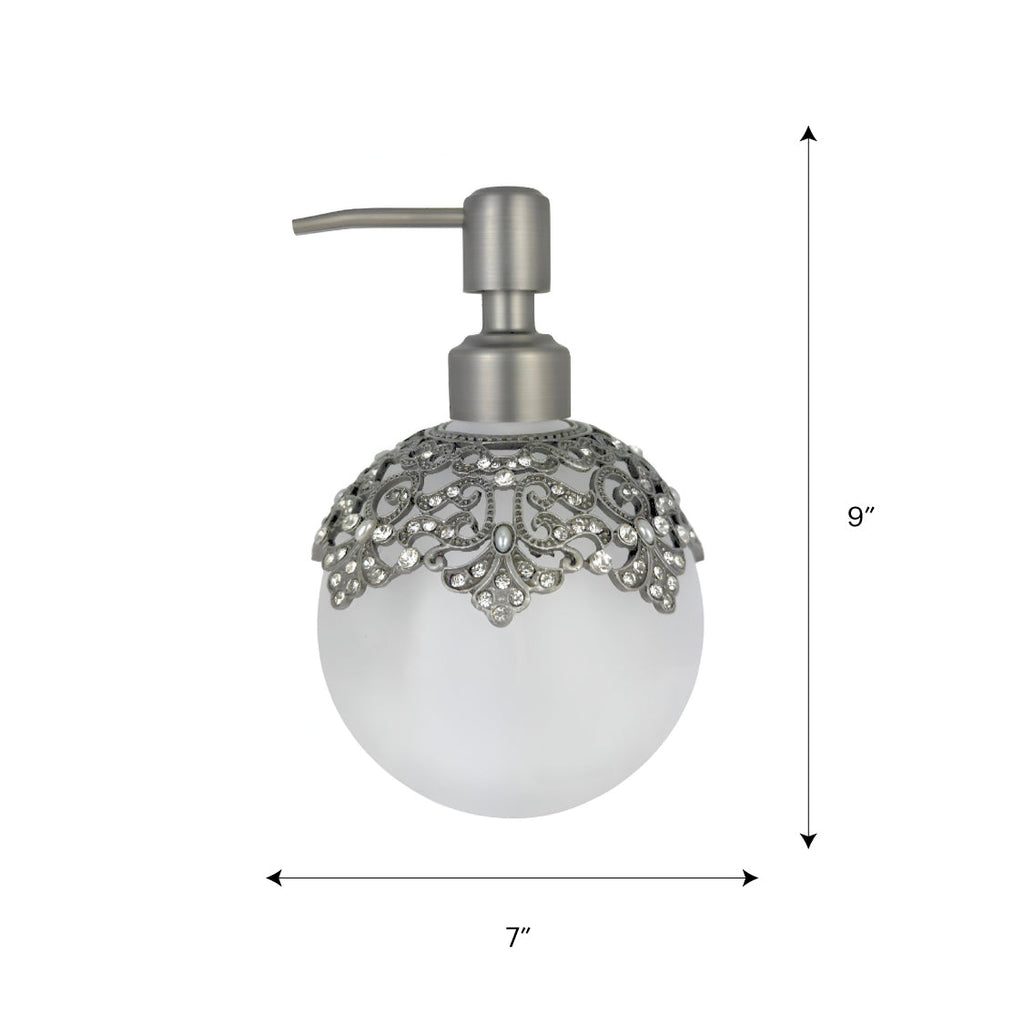 Isolde Essence – Modern Decorative Bathroom Accessory Handmade Soap Dispenser, 12 oz