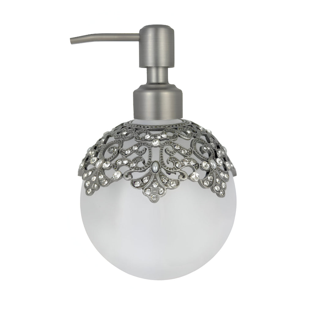 Isolde Essence – Modern Decorative Bathroom Accessory Handmade Soap Dispenser, 12 oz