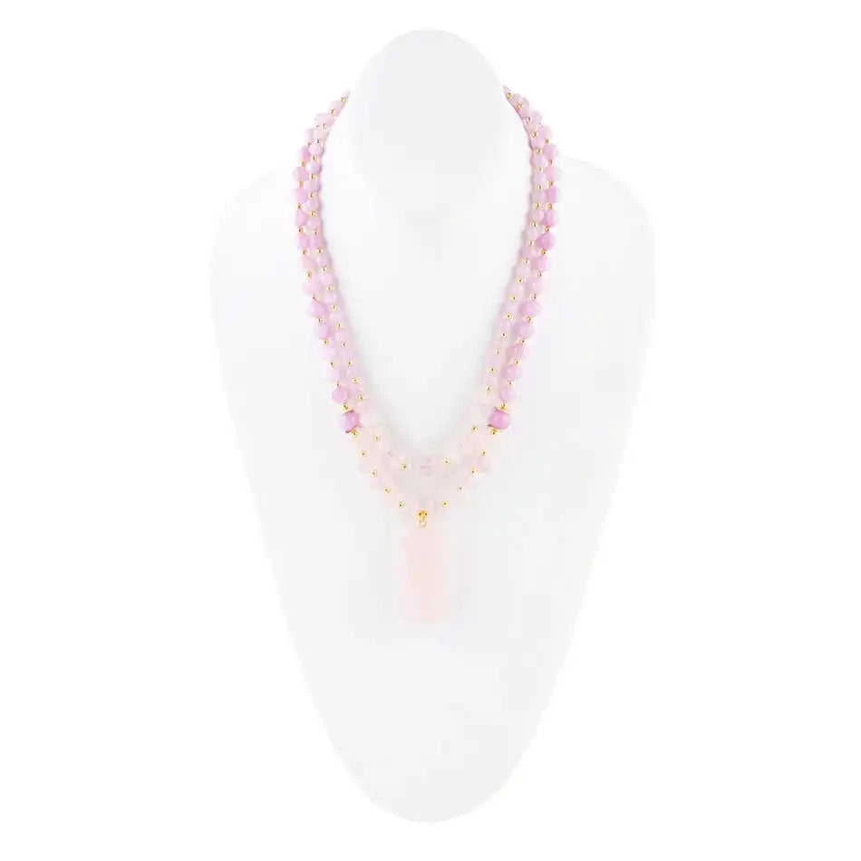 Lilac Jade Statement Necklace Eco My Home Necklaces Barse Jewelry ecomyhome.store United States