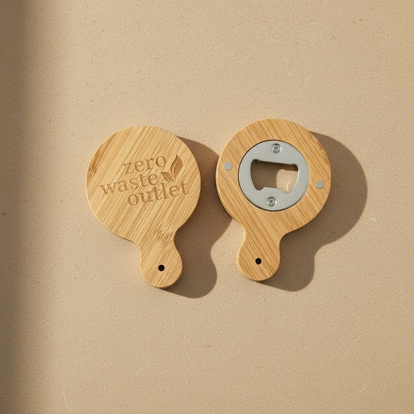 Magnetic Bamboo Bottle Opener