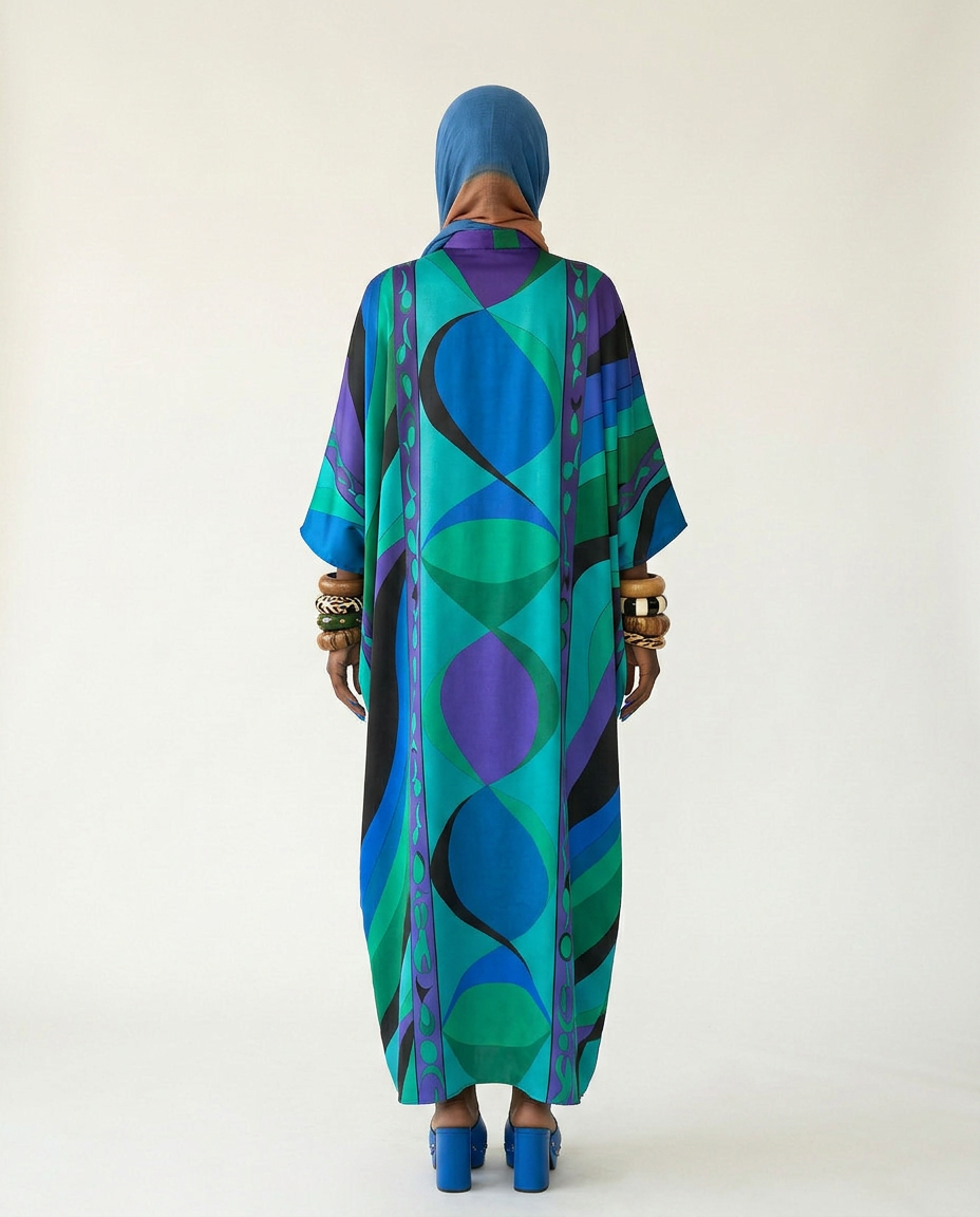 Limitless Printed Maxi Kaftan