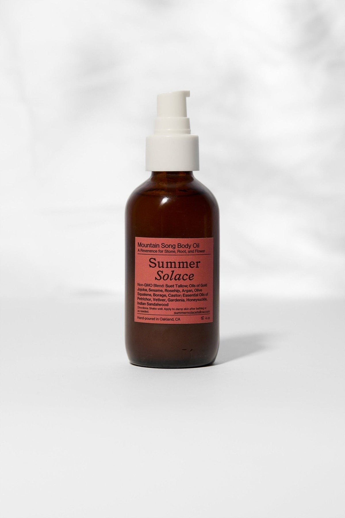 Mountain Song Tallow Body & Hair Oil | Petrichor, Gardenia, Honeysuckle