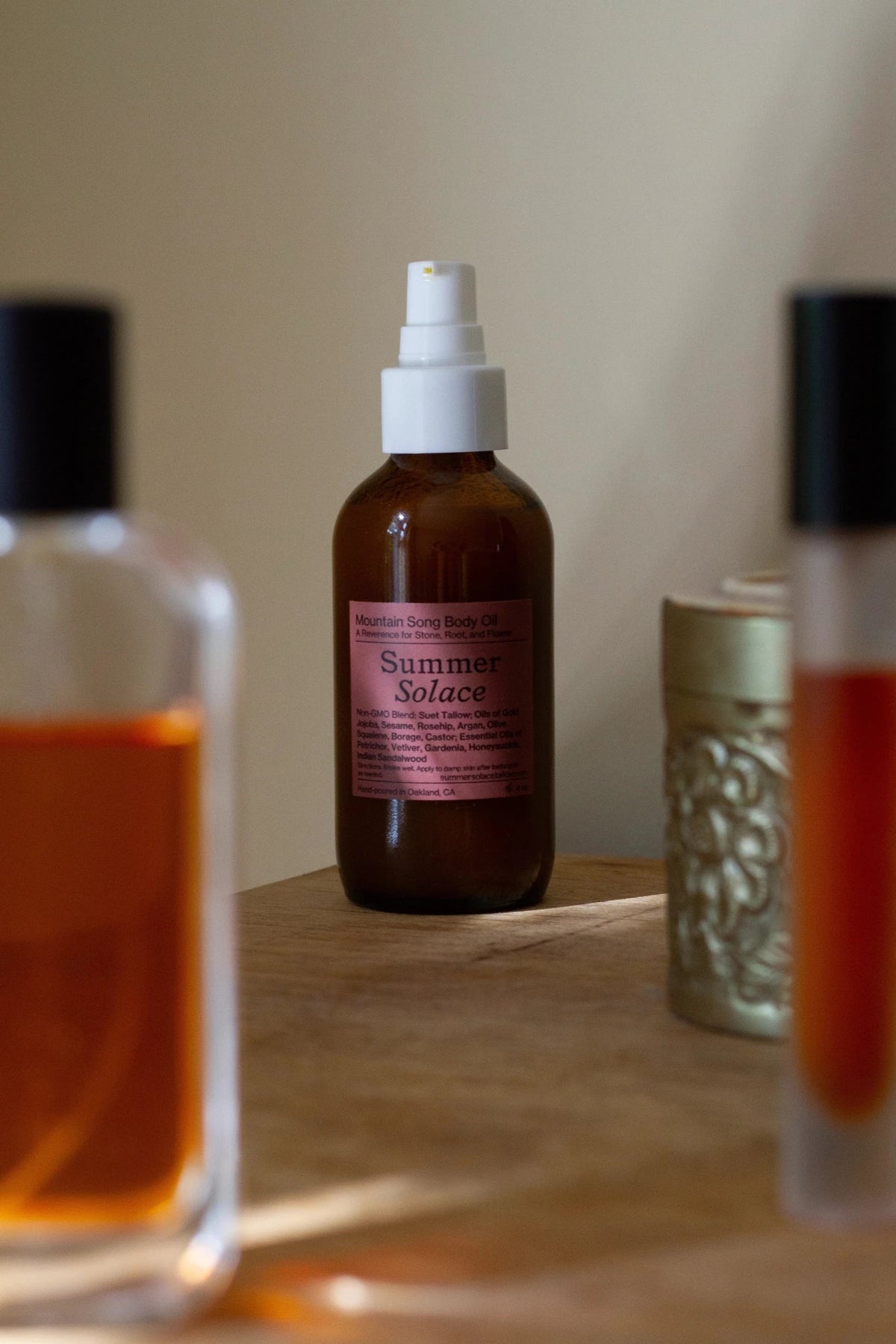 Mountain Song Tallow Body & Hair Oil | Petrichor, Gardenia, Honeysuckle