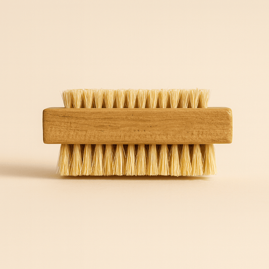 Wooden Nail Brush - Natural Fingernail Scrub Brush