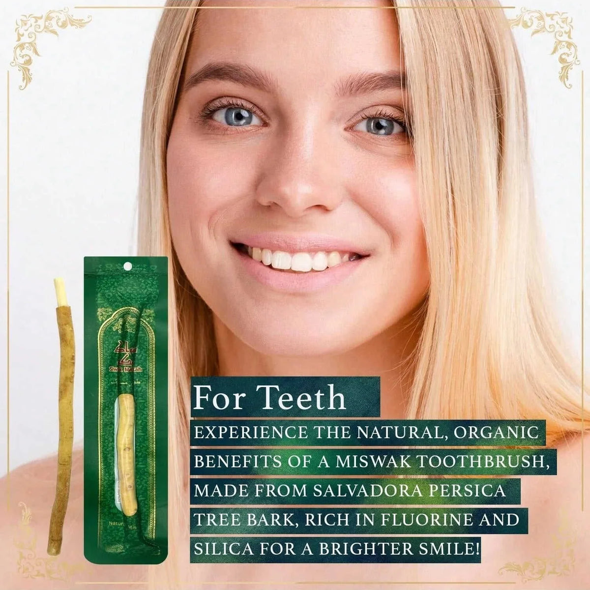 Natural Branch Miswak Toothbrush Stick Eco My Home  Natural Toothbrush ecomyhome.store United States