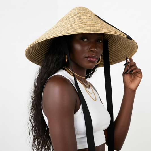 Limitless Straw Concave Sun Hat
