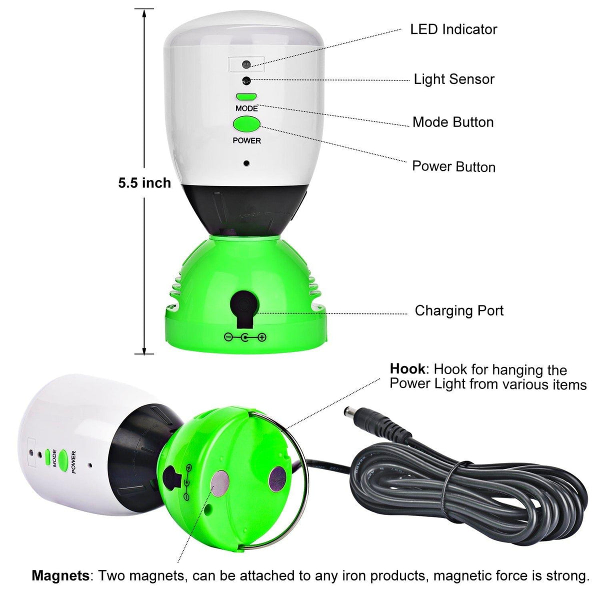 Nature's Generator 400 Lumens Power Light (4 Pack)