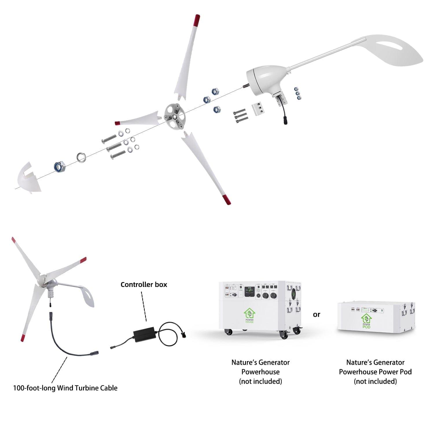 Powerhouse Gen 2 Solar and Wind Generator