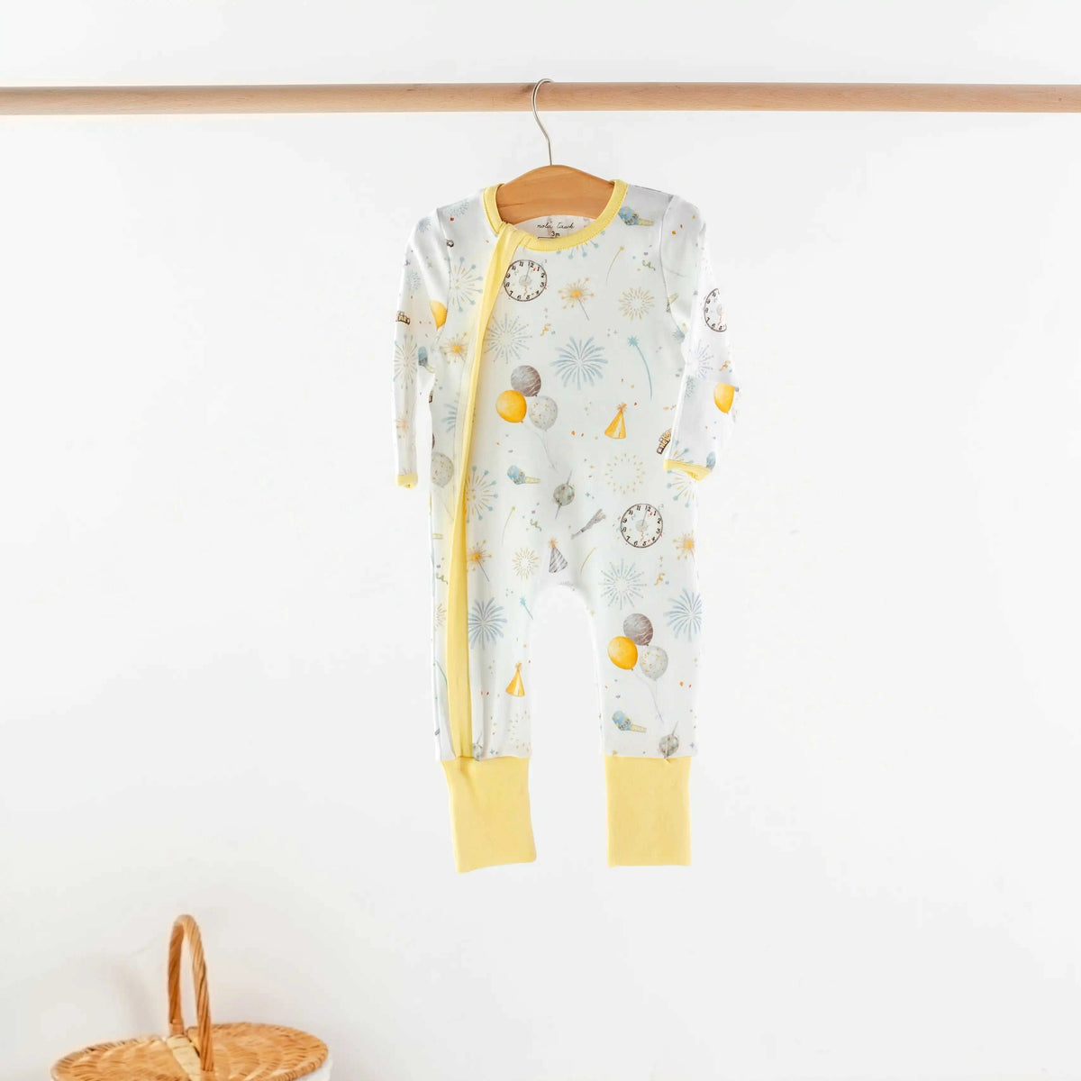 New Year's Eve Organic Cotton Kids Pajamas Eco My Home Pajama Set Nola Tawk ecomyhome.store United States