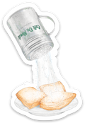 Cafe Du Monde Shaker Die Cut Stickers