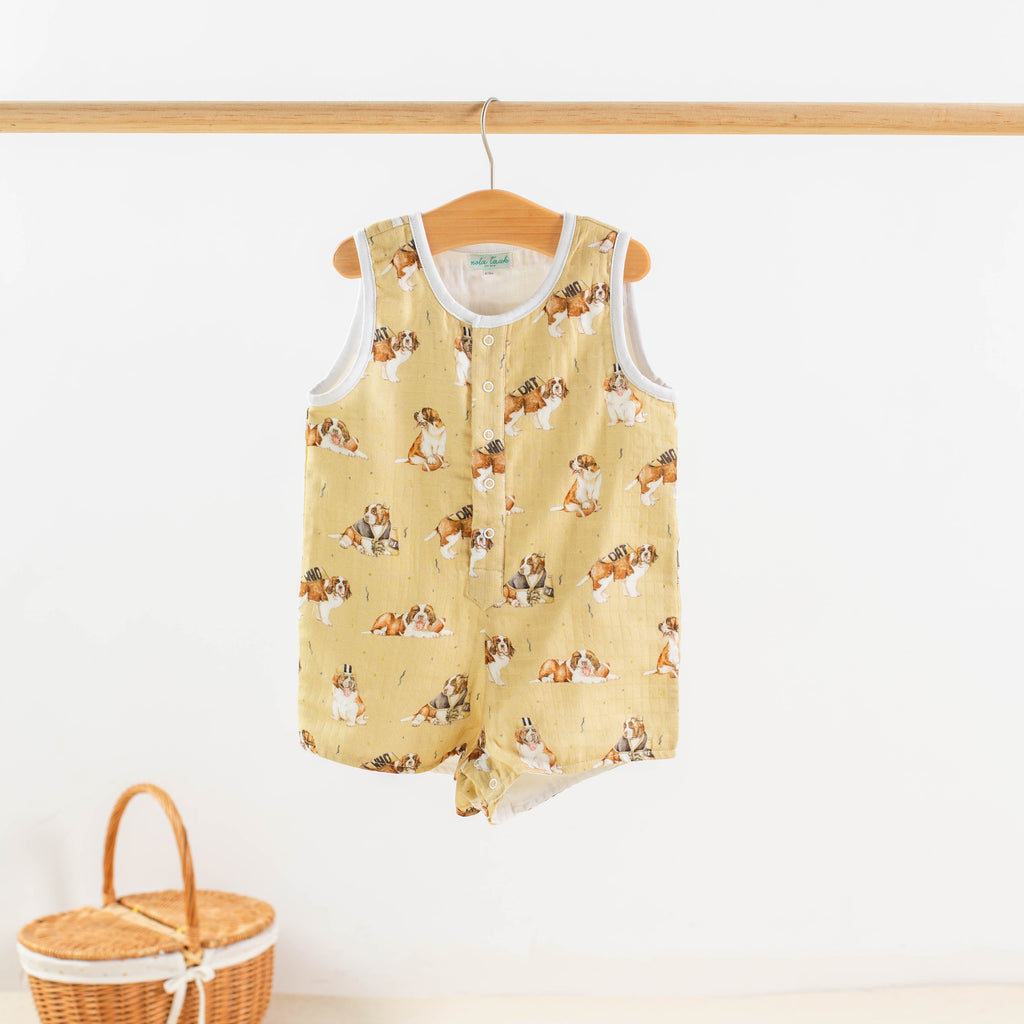 MVP: Louisiana Saints Organic Muslin Shortalls